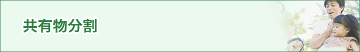 共有物分割